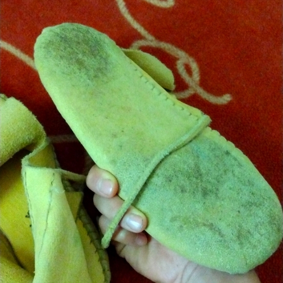 Kids leather moccasins small - Picture 3 of 8